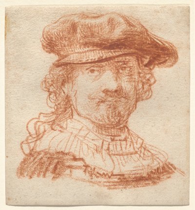 自画像 作： Rembrandt van Rijn