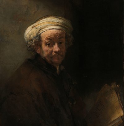 使徒パウロとしての自画像 使徒パウロとしての自画像 作： Rembrandt van Rijn