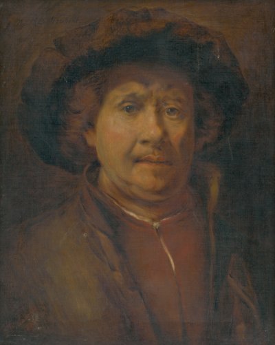 自画像 作： Rembrandt van Rijn