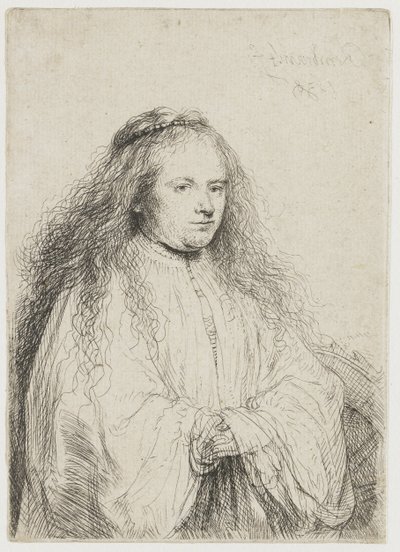 聖カタリナ (「小さなユダヤ人の花嫁」) 作： Rembrandt van Rijn