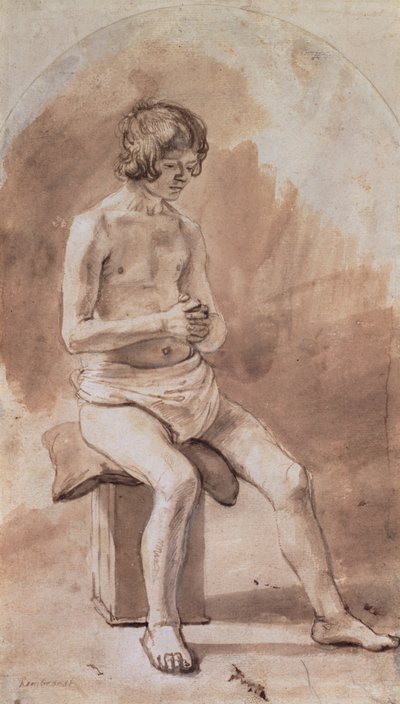 ヌードユースの研究 作： Rembrandt van Rijn