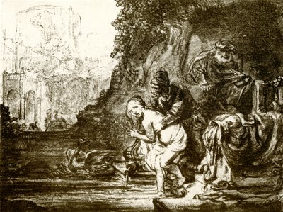 スザンナと長老 作： Rembrandt van Rijn