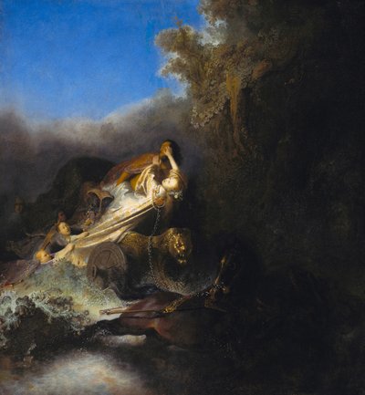 プロセルピナの誘拐、約1631 作： Rembrandt van Rijn