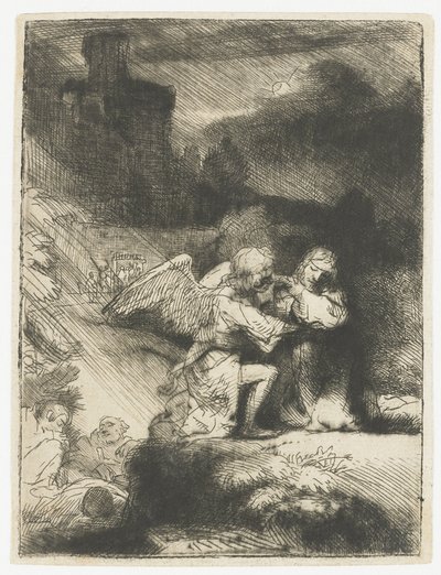 ザ・アゴニー・イン・ザ・ガーデン 庭の苦しみ 作： Rembrandt van Rijn