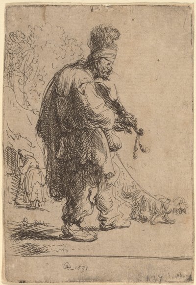 ブラインド・フィドラー 作： Rembrandt van Rijn