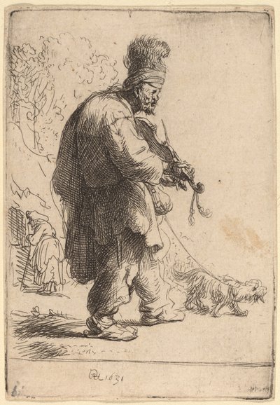 ブラインド・フィドラー 作： Rembrandt van Rijn