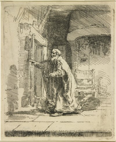 トビットの盲目、1651 作： Rembrandt van Rijn