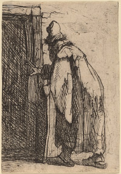トビトの盲目: スケッチ 作： Rembrandt van Rijn
