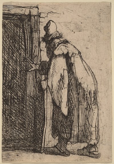『トビトの失明』：スケッチ 作： Rembrandt van Rijn