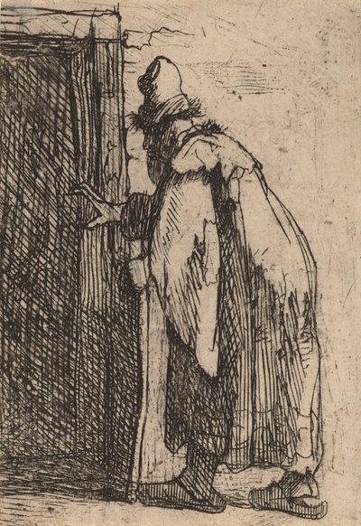 トビトの盲目：スケッチ、c。 1629年。 作： Rembrandt van Rijn