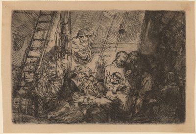 厩舎での割礼 作： Rembrandt van Rijn