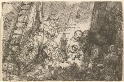 厩舎での割礼 作： Rembrandt van Rijn
