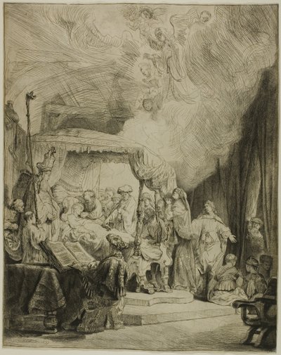 処女の死 作： Rembrandt van Rijn
