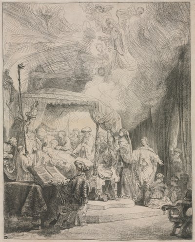 処女の死、1639年。 作： Rembrandt van Rijn