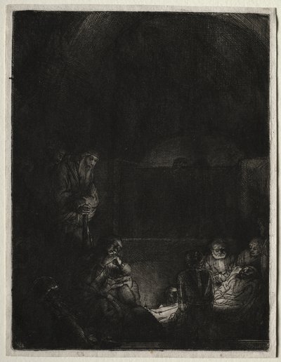 埋葬 作： Rembrandt van Rijn