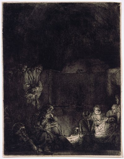 埋葬 作： Rembrandt van Rijn
