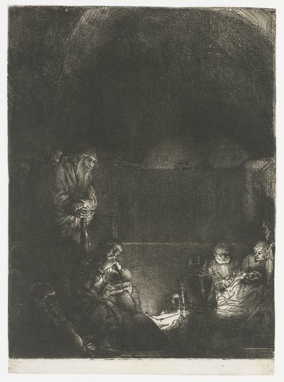 埋葬 作： Rembrandt van Rijn