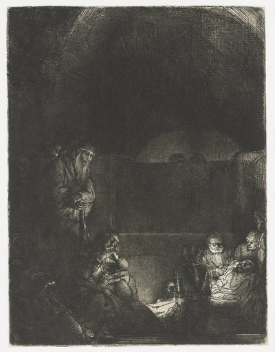 埋葬 作： Rembrandt van Rijn