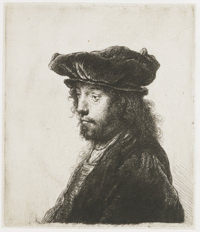 第四の東洋の頭 四代目東洋頭 作： Rembrandt van Rijn