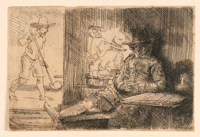 ゴルフプレーヤー 作： Rembrandt van Rijn