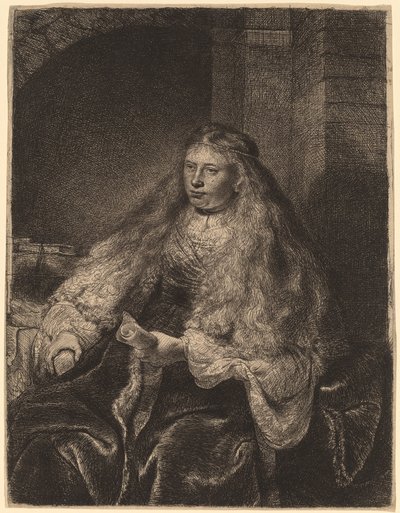偉大なユダヤ人の花嫁 作： Rembrandt van Rijn