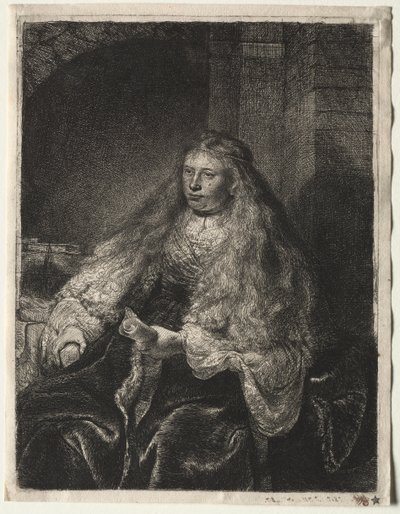 偉大なユダヤ人の花嫁 作： Rembrandt van Rijn