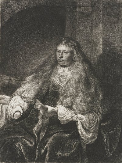 偉大なユダヤ人の花嫁、1635 作： Rembrandt van Rijn