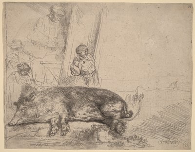 ザ・ホッグ 作： Rembrandt van Rijn