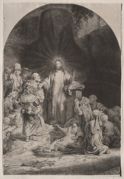 百ギルダープリント 作： Rembrandt van Rijn