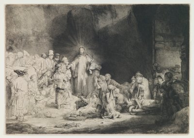 百ギルダープリント 作： Rembrandt van Rijn