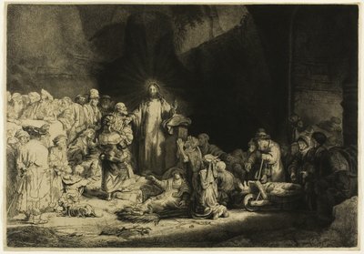 百ギルダー・プリント 作： Rembrandt van Rijn
