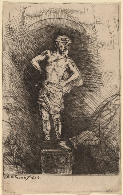 ネブカドネザルが見た像 作： Rembrandt van Rijn