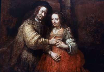 ユダヤ人の花嫁、愛するカップル、1667 作： Rembrandt van Rijn