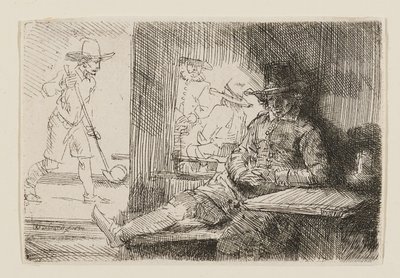 『コルフ・プレイヤー』 作： Rembrandt van Rijn