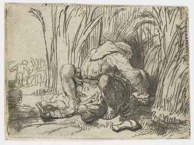 トウモロコシ畑の修道士 トウモロコシ畑の修道士 作： Rembrandt van Rijn