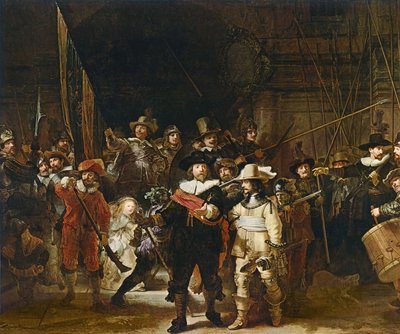 ナイトウォッチ 作： Rembrandt van Rijn