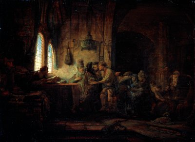 ぶどう畑の労働者たちの寓話、1637年。 作： Rembrandt van Rijn