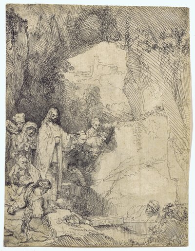 ラザロの復活 作： Rembrandt van Rijn