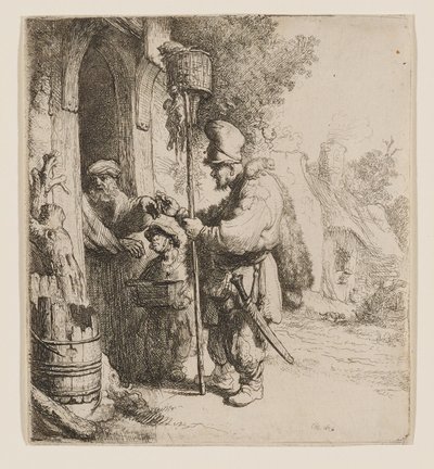ネズミ毒の行商人 作： Rembrandt van Rijn