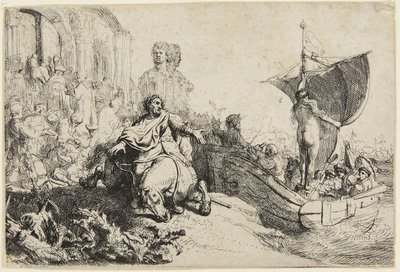 幸運の船 作： Rembrandt van Rijn