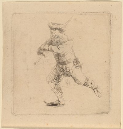 スケーター 作： Rembrandt van Rijn