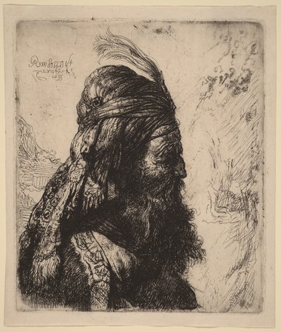 第三の東洋の首領 作： Rembrandt van Rijn