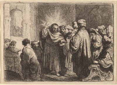 トリビュートマネー 作： Rembrandt van Rijn