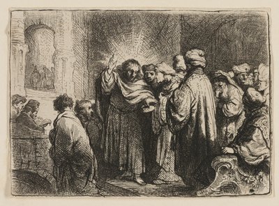 トリビュートマネー 作： Rembrandt van Rijn