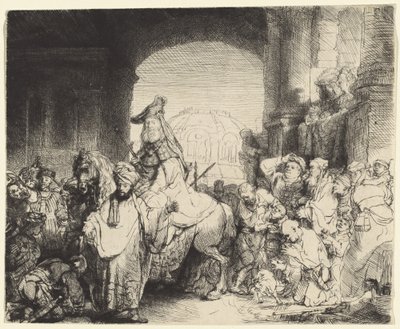 モルデカイの勝利 作： Rembrandt van Rijn