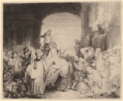 モルデカイの勝利 作： Rembrandt van Rijn