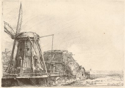 風車 作： Rembrandt van Rijn