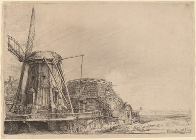 風車 作： Rembrandt van Rijn