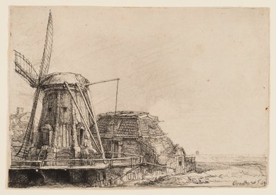 風車 作： Rembrandt van Rijn