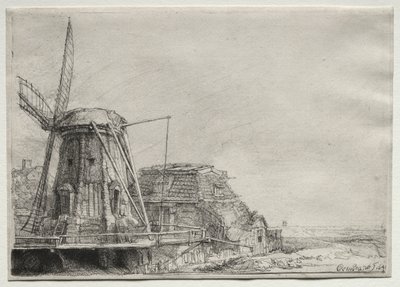 風車 作： Rembrandt van Rijn
